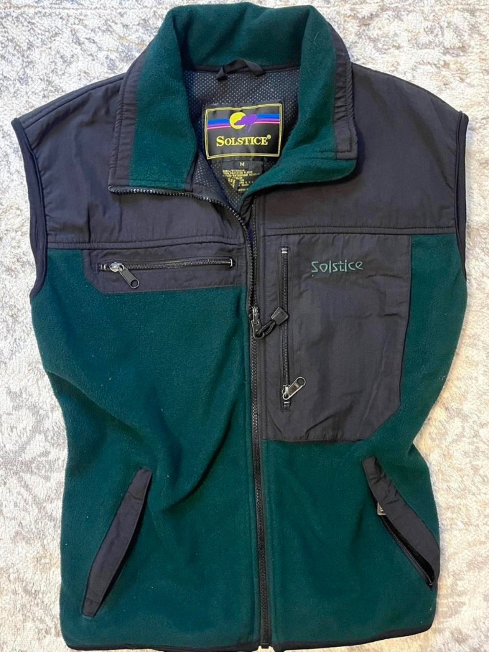 Vintage Solstice Polar Fleece Vest